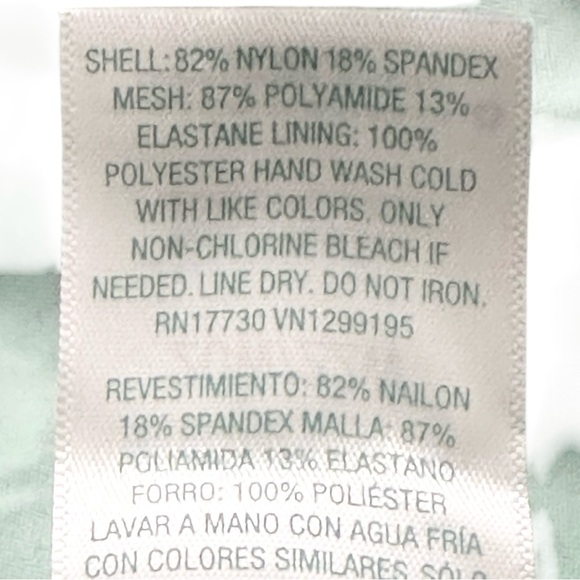 Kona Sol Women's Plus Size High Coverage Hipster Bikini Bottom Mint Size 20W/22W - Picture 8 of 8